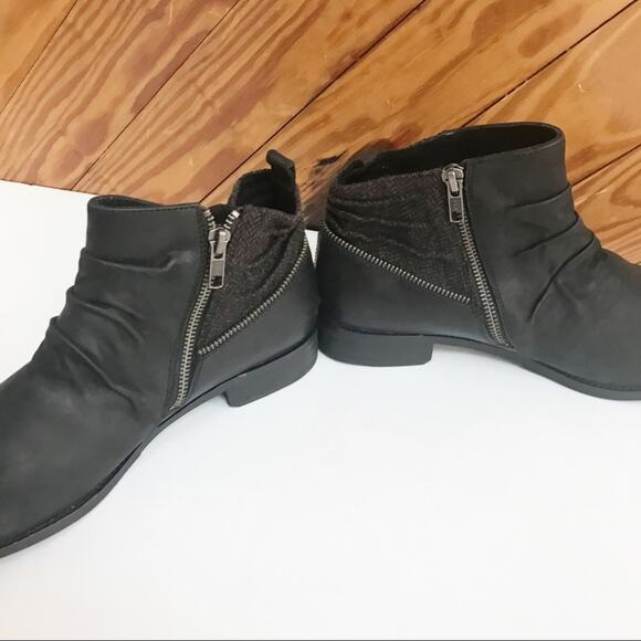 CAT Footwear Kiley Leather Tweed Ankle Boot - Picture 6 of 9